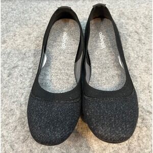 Allbirds Tree Breezers Womens Charcoal Gray Ballet Flats Slip On Shoe Size 6.5